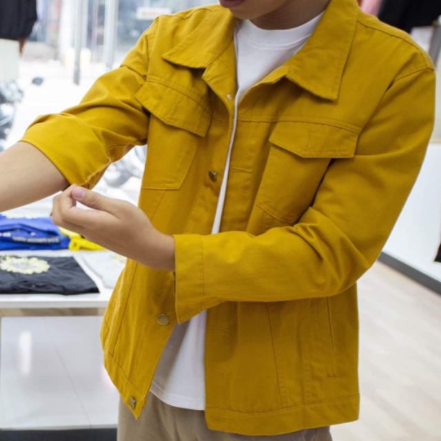 ÁO KHOÁC KAKI UNISEX HÌNH THẬT 100% SIÊU CẤP