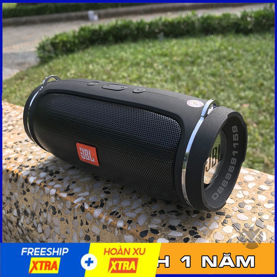 Loa Bluetooth JBL Charge 4+ Mini bass tốt khoẻ - có dây đeo hàng cao cấp free ship toàn quốc