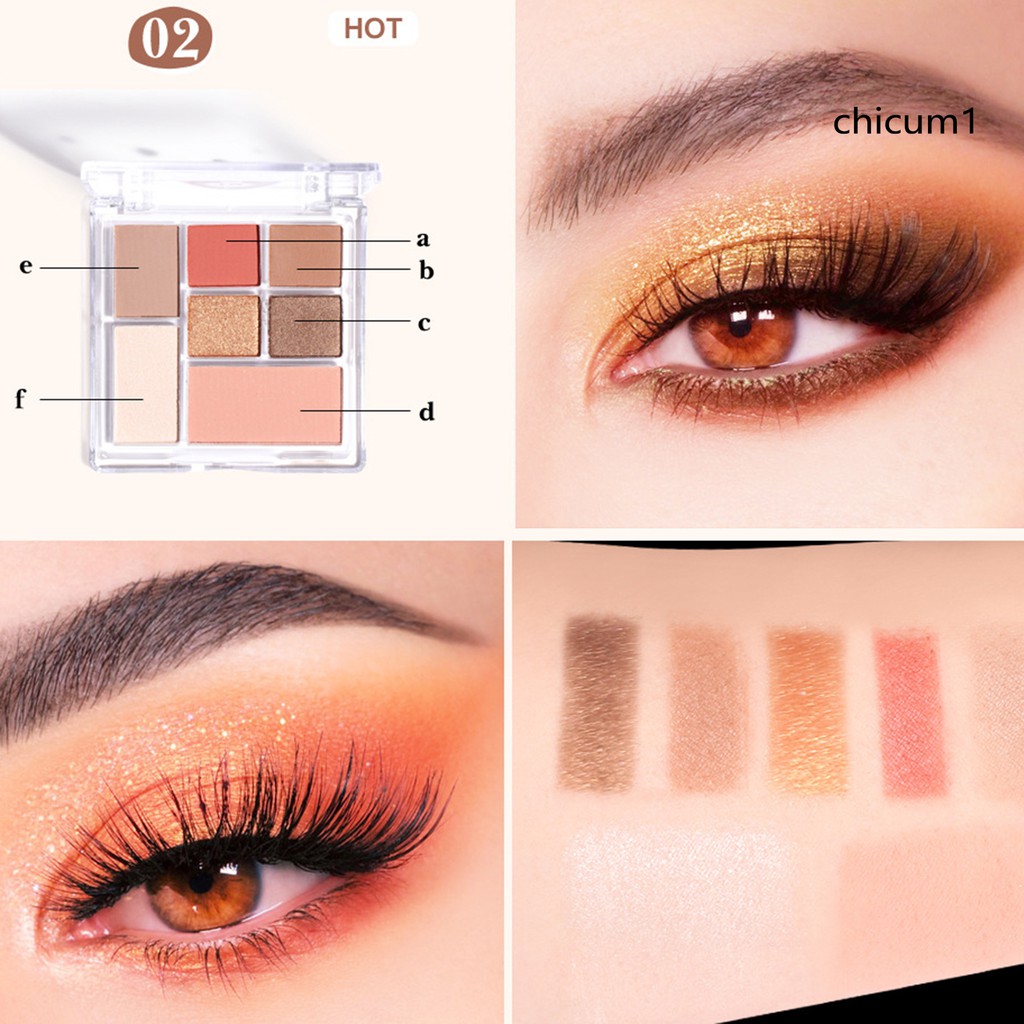 (Hàng Mới Về) Bảng Phấn Mắt 7 Màu Ánh Ngọc Trai Nhung Mịn Không Thấm Nước | BigBuy360 - bigbuy360.vn