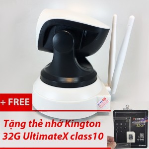 Camera wifi HN-Vision HD-720P - 6205 tặng kèm thẻ nhớ 32G