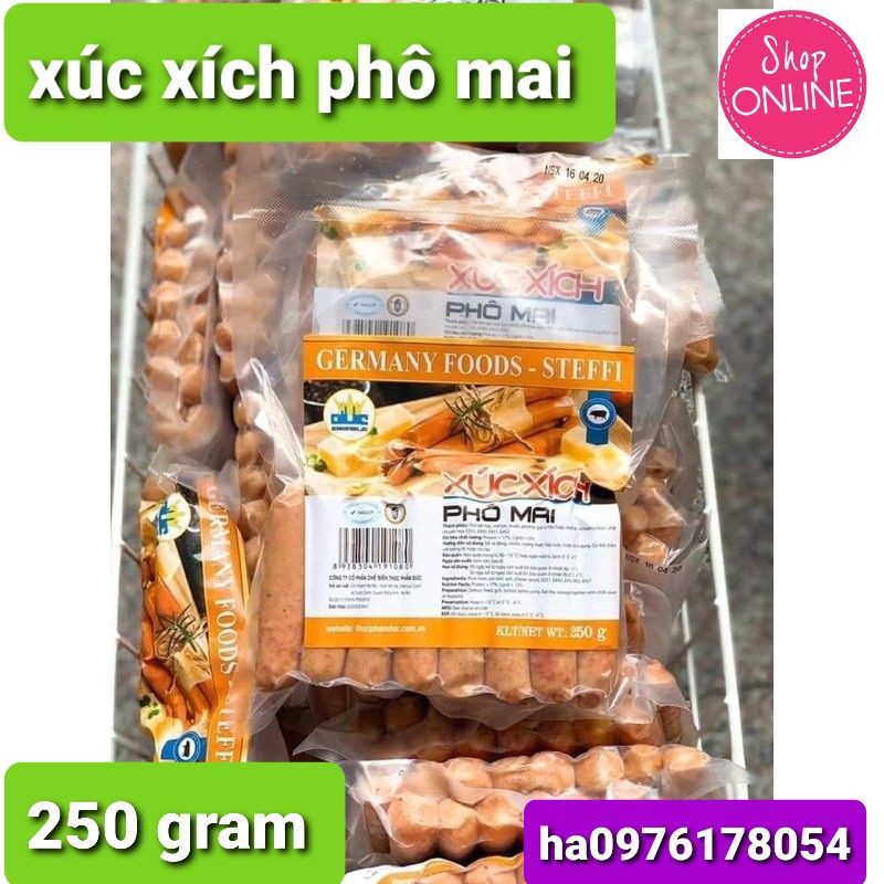 Xúc xích pho mai 1 gói 250 gram