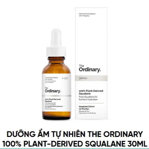 [𝘊𝘩𝘪́𝘯𝘩 𝘏𝘢̃𝘯𝘨]  Serum dưỡng ẩm The Ordinary 100% Plant-Derived Squalane, chiết xuất thiên nhiên chăm sóc da