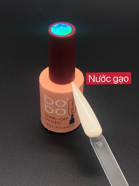 Sơn gel móng bobo trắng đen nước gạo