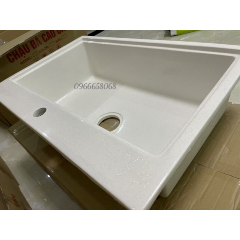 Chậu rửa chén đá nhân tạo 1 hộc
