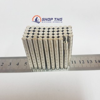 Nam châm hạt tròn D5*5mm (25 viên)
