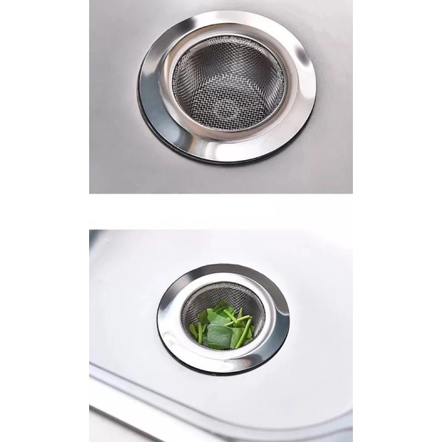 Lưới lọc rác bồn rửa chén bằng inox