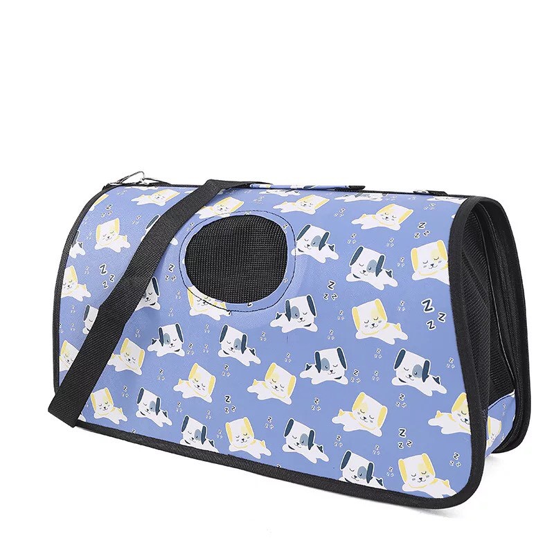 Túi vận chuyển chó mèo màu tặng kèm quai đeo (giao màu ngẫu nhiên)