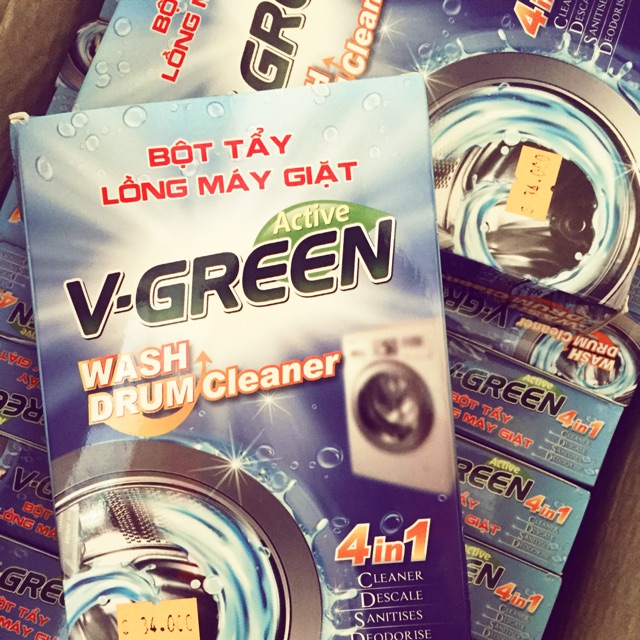 Bột tẩy lồng máy giặt V-GREEN