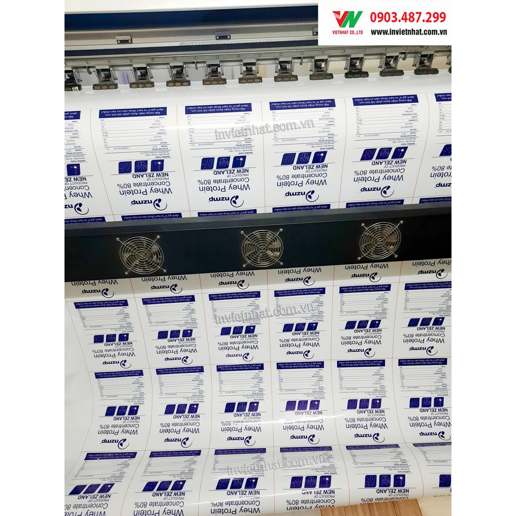 Decal in theo yêu cầu, sticker, nhãn dán, chống thấm nước, free thiết kế
