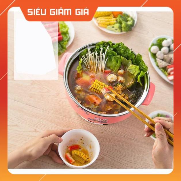 🔐Bảo Hành 1 Năm🔐 Nồi Lẩu Điện Mini Đa Năng Nika 24cm 1000W Inox 304, Tiện Dụng Cho 2-3 Người Dùng, Siêu Tiện Dụng