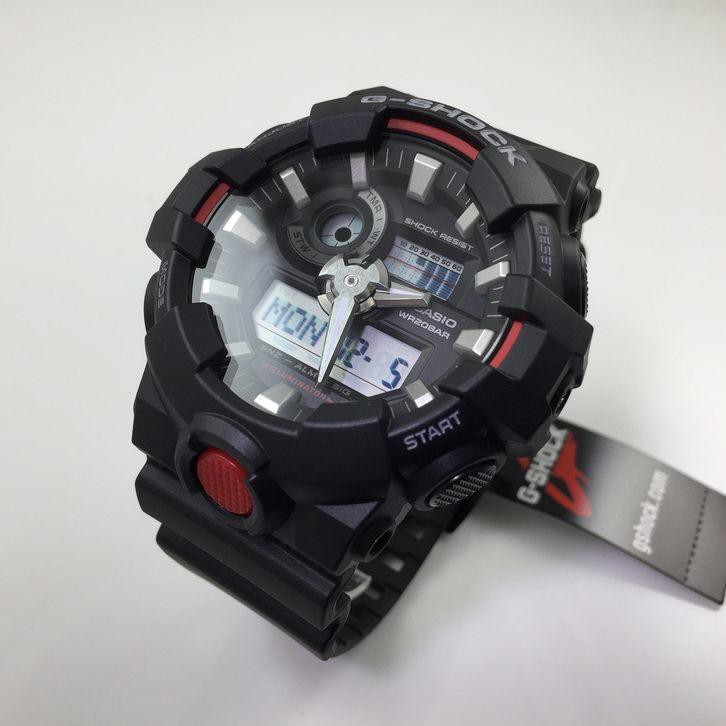Đồng hồ nam dây nhựa G-SHOCK chính hãng Casio Anh Khuê GA-700-1ADR