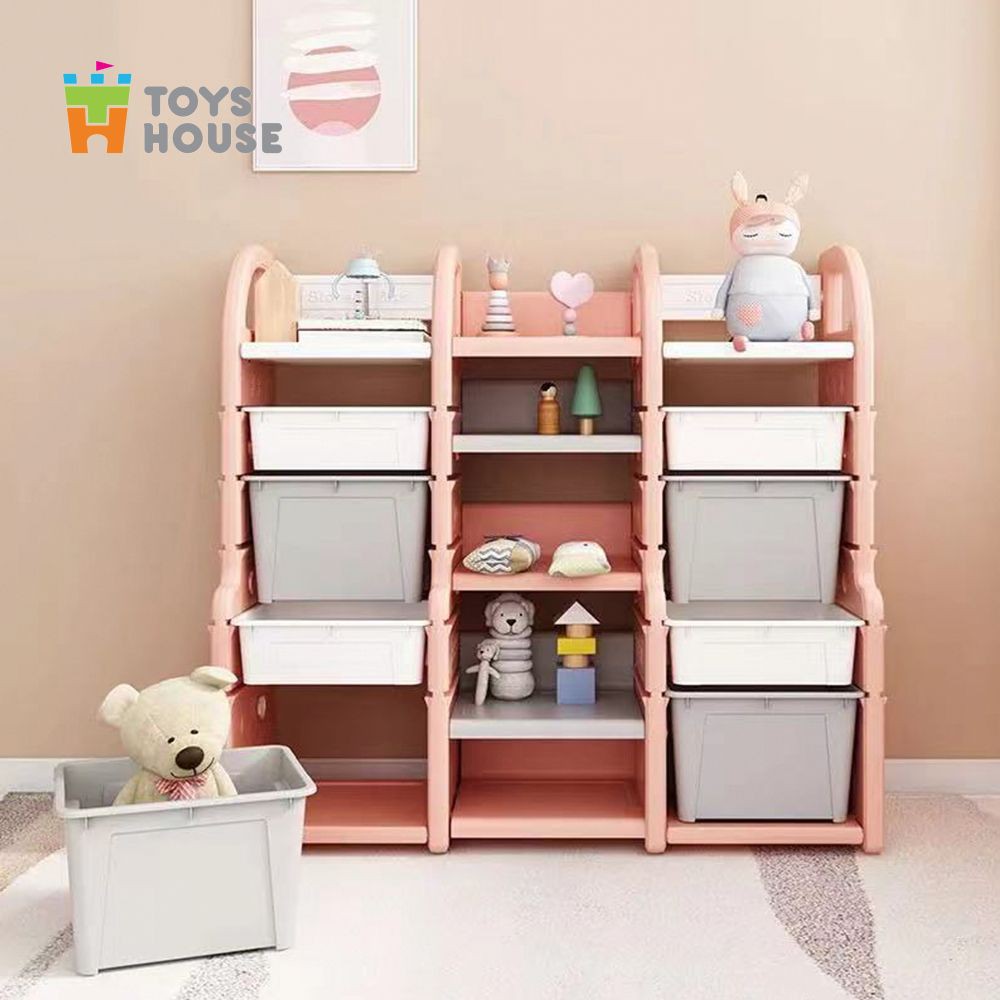 Kệ để đồ chơi, đồ dùng đa năng cho bé hình cây Toyshouse WM21E122 chính hãng cao cấp 85/120 *