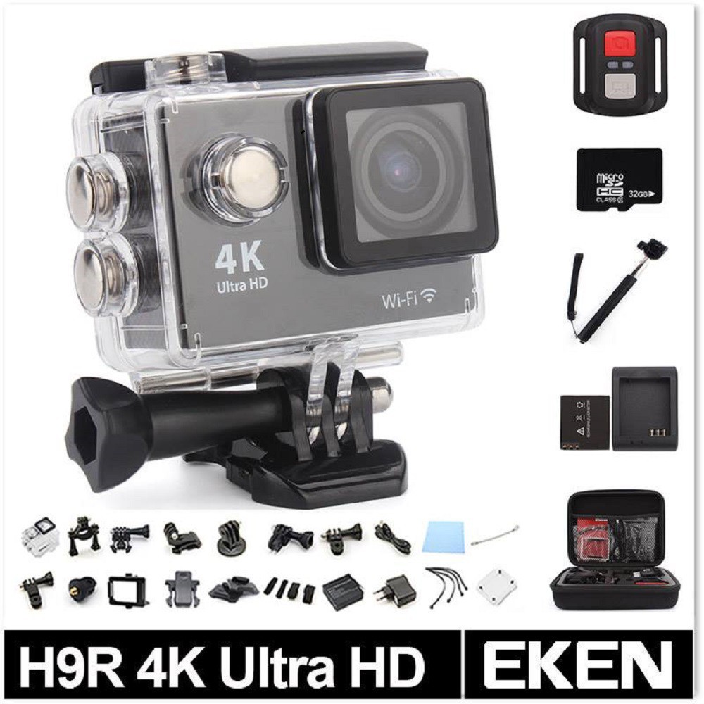 [CHÍNH HÃNG] Eken H9R - Camera thể thao Ultra HD 4K bản 4.0 mới nhất - Tặng Kèm Pin 900 mAh