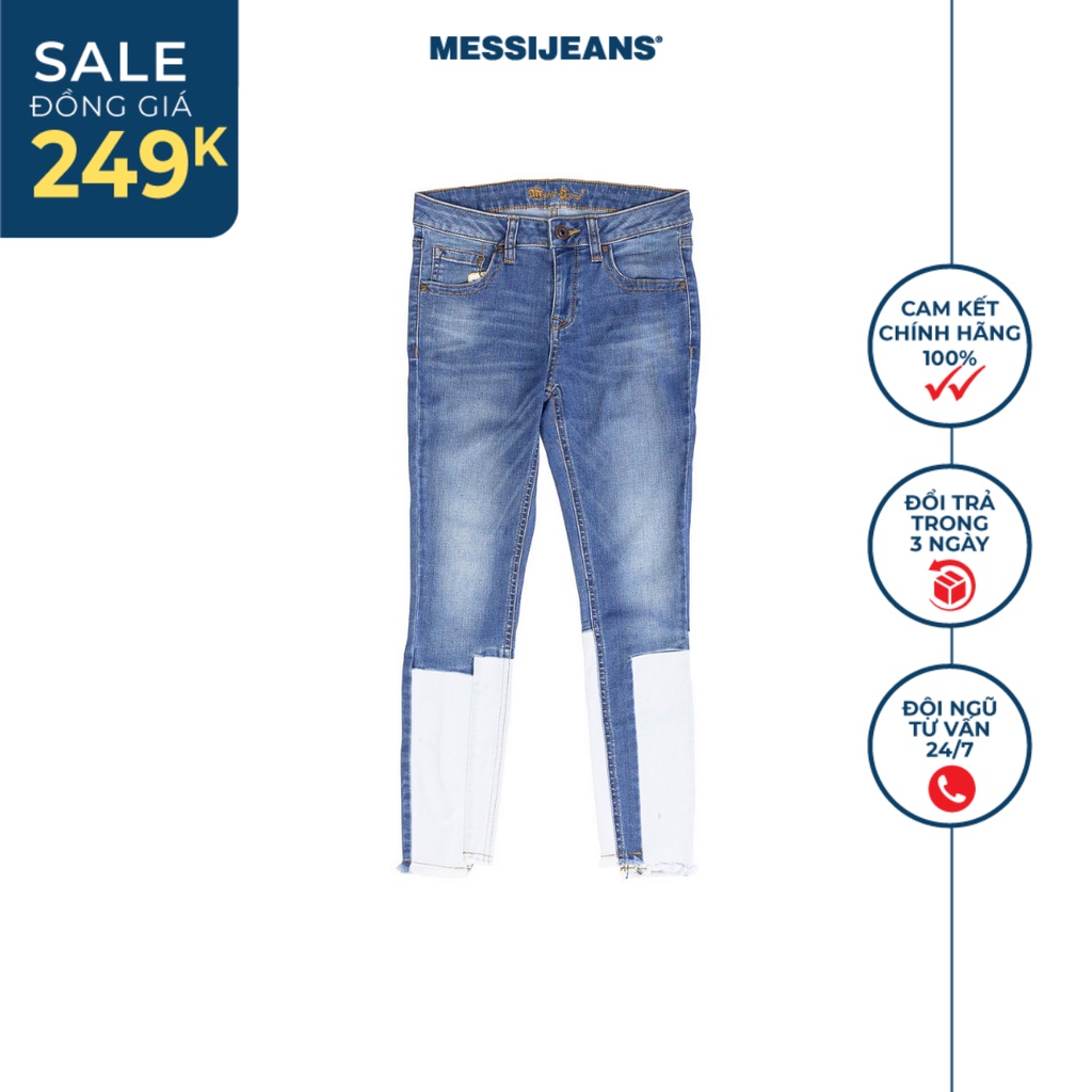 Quần jeans lửng nữ ống ôm MESSI SJW-744-18