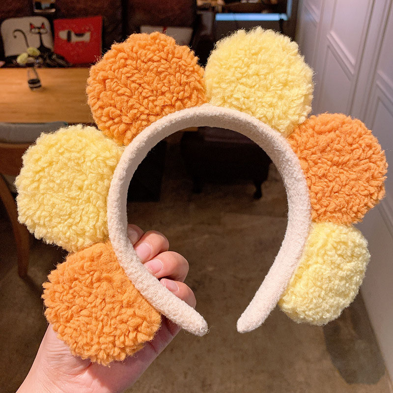 Băng Đô Cài Tóc Hình Hoa Hướng Dương Dễ Thương Cho Nữ