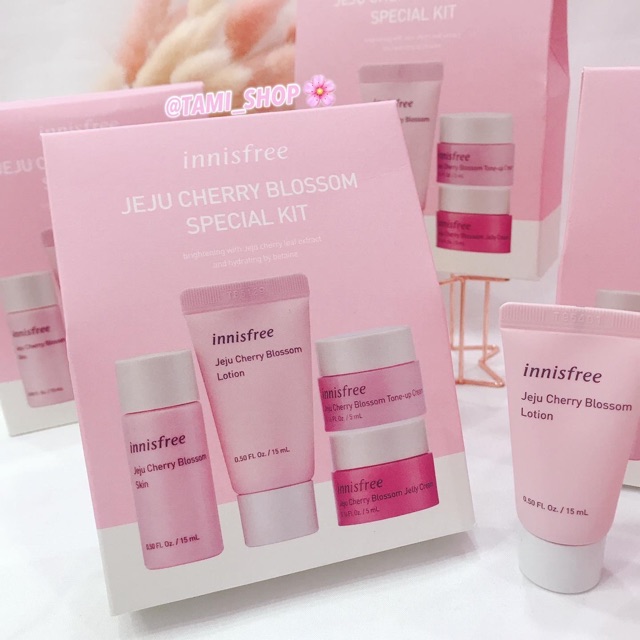 [ MINI ] SET DƯỠNG DA INNISFREE CHERRY BLOSSOM SPECIAL KIT | BigBuy360 - bigbuy360.vn