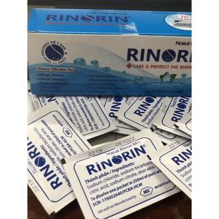 Muối rửa mũi rinorin