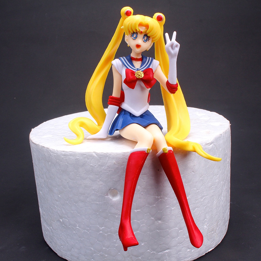 Mô Hình Đồ Chơi Nhân Vật Hoạt Hình Thủy Thủ Mặt Trăng Tsukino Usagi 13cm
