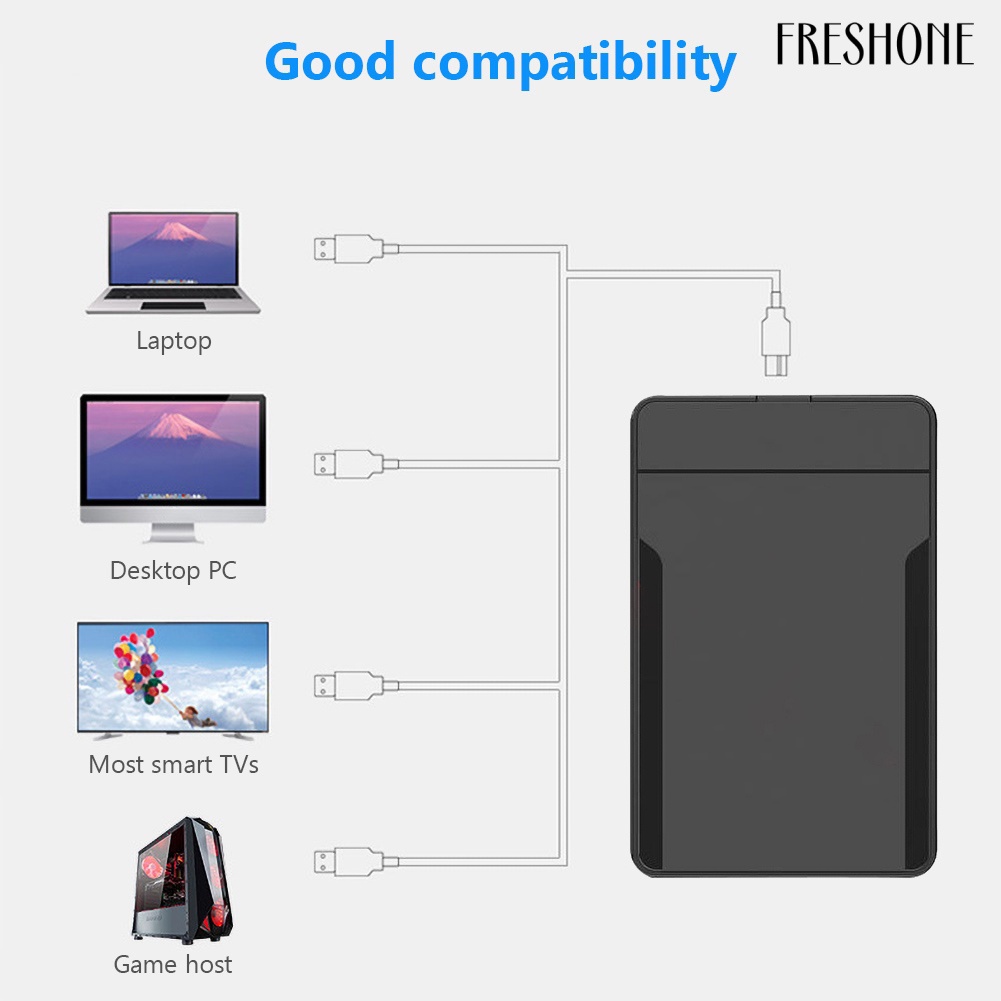 Hộp Đựng Ổ Cứng Ngoài Usb 3.0 / 2.0 2.5inch Sata Ssd Cho Laptop | BigBuy360 - bigbuy360.vn