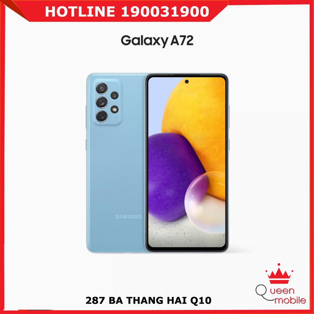 [Mã SKAMA07 giảm 8% đơn 250k]Điện Thoại Samsung Galaxy A72 (8GB/256GB) - Hãng Phân Phối Chính Thức | BigBuy360 - bigbuy360.vn