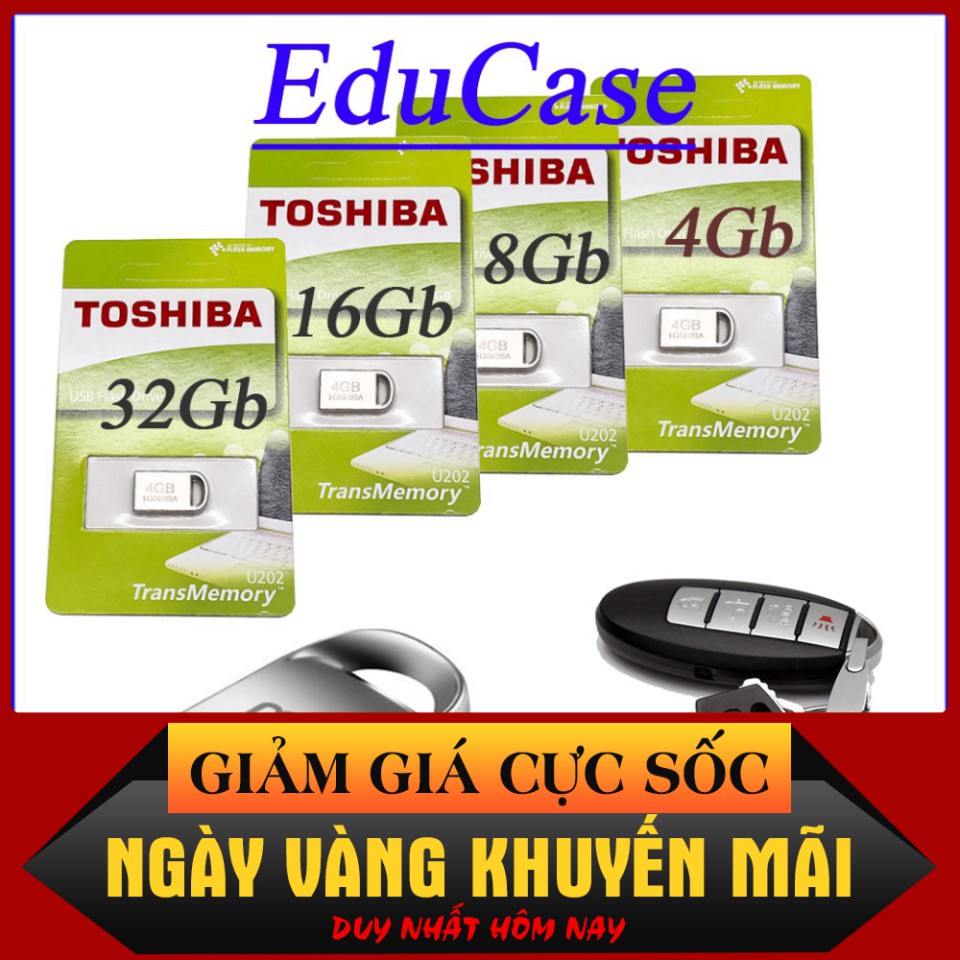 USB 4GB/8GB/16GB/32GB SIÊU NHỎ TOSHIBA -USB Ô TÔ(CHỐNG NƯỚC)(bh 12 Tháng) Taiyoshop6