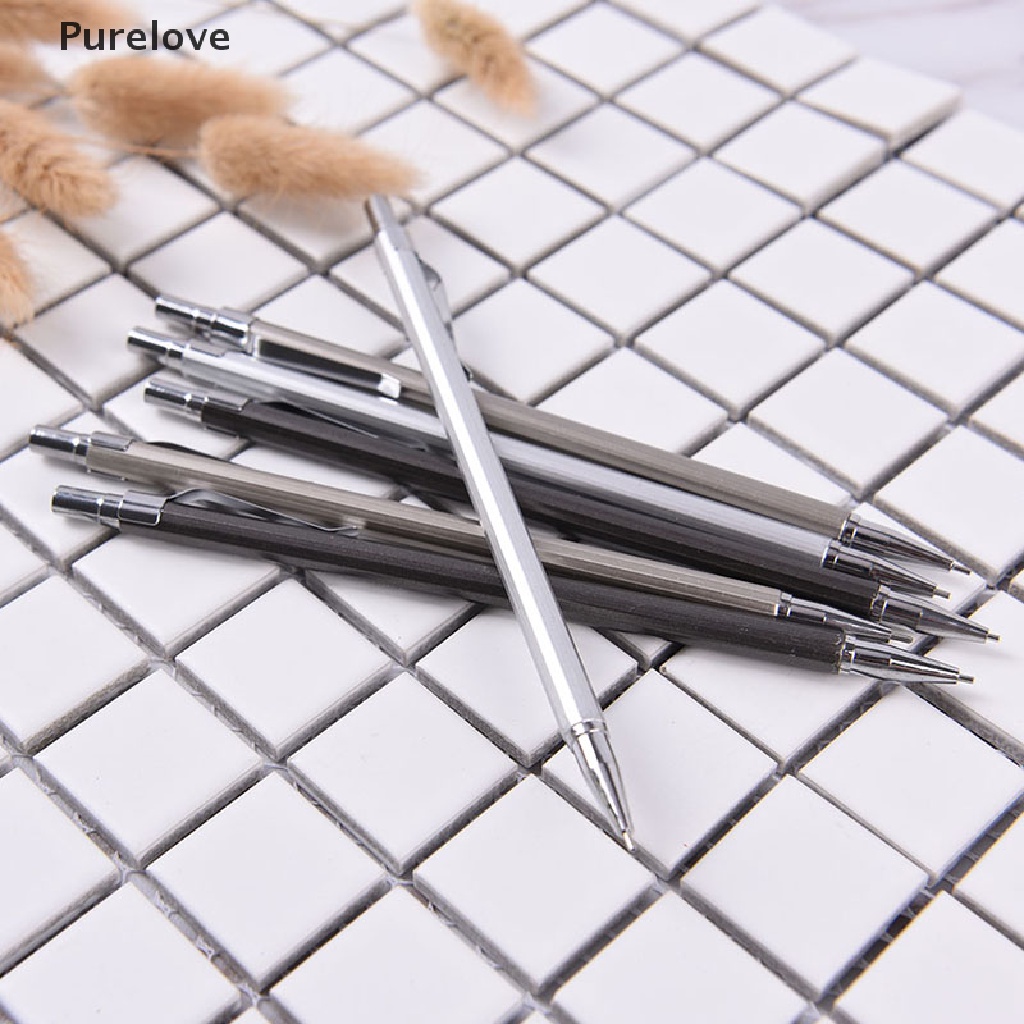 [Hàng mới về] Bút chì bấm bằng kim loại ngòi 0.5/ 0.7mm
