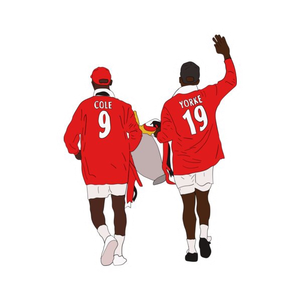 Bộ 40 hình dán sticker MANCHESTER UNITED, hình dán laptop, hình dán pvc
