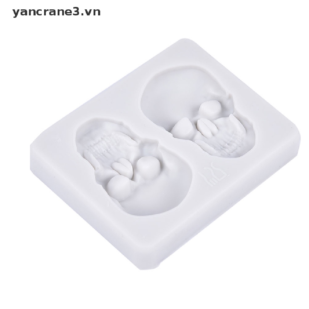 Khuôn Silicone Làm Bánh Kẹo Hình Bộ Xương 3D DIY