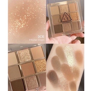 Bảng phấn mắt 3CE #Butter Cream