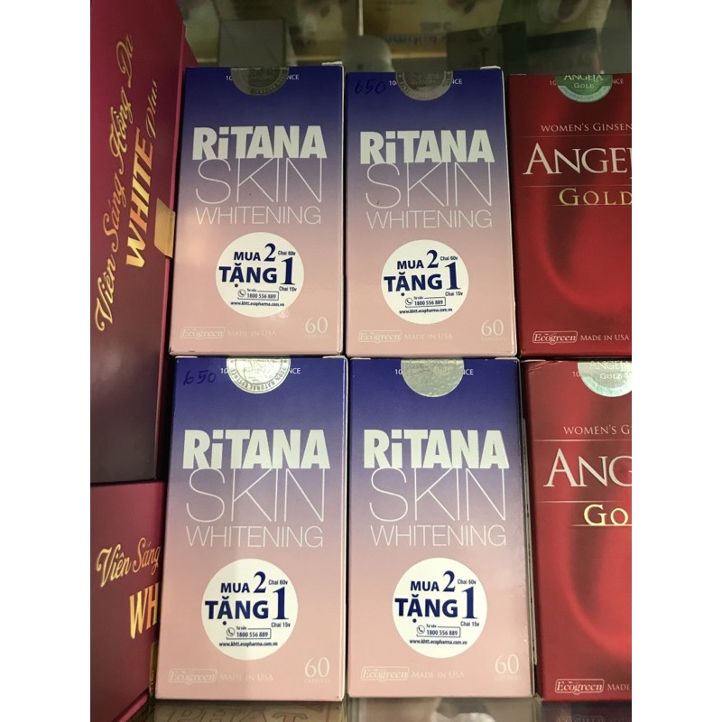 Viên uống trắng da RITANA(60v) | Thế Giới Skin Care