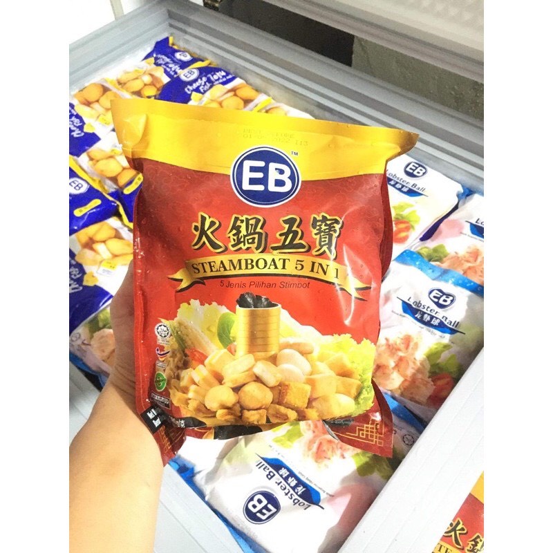 {Gò Vấp} Viên thả lẩu 5in1 gói 500gr- Thực phẩm sạch cấp đông loại 1