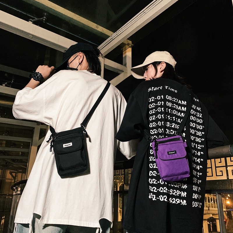 Túi Đeo Chéo Mini Phong Cách Thời Trang Ulzzang Hàn Quốc Dành Cho Nam Giới