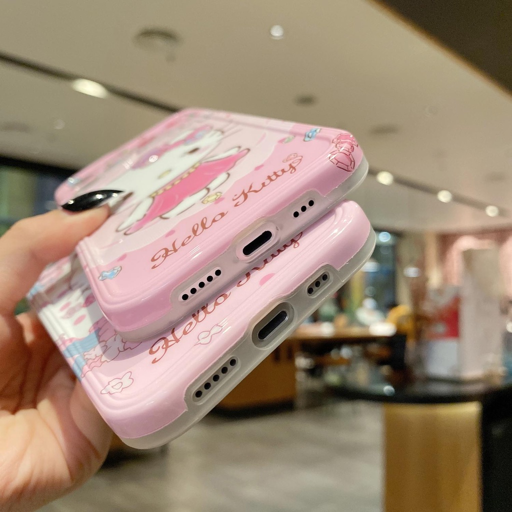 Ốp Điện Thoại Tpu Silicon In Hình Hello Kitty Cho IPhone 11 12 13Pro Max XS Max X XS XR 7 8 Plus