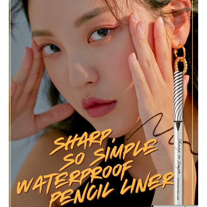 Bút kẻ mắt sắc nét đơn giản chống thấm nước CLIO 0.14g