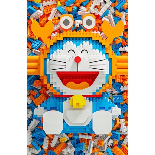 Mô Hình Lego Lắp Ráp Doraemon Hoạt Hình 12 Cung Hoàng Đạo Đáng Yêu Cho Bé
