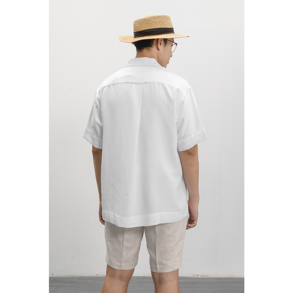 Áo Sơ Mi Nam Lyocel Tay Ngắn Thêu Form Loose - Routine 10F20SHS006
