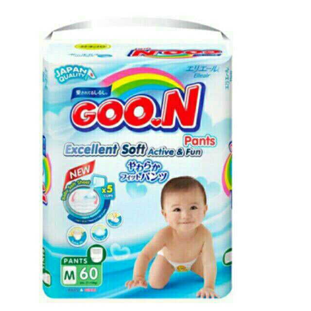 [Combo 2 bịch NB42 tặng 1 bịch sz S36]Tã/Bỉm dán/quần Goon Super Jumbo