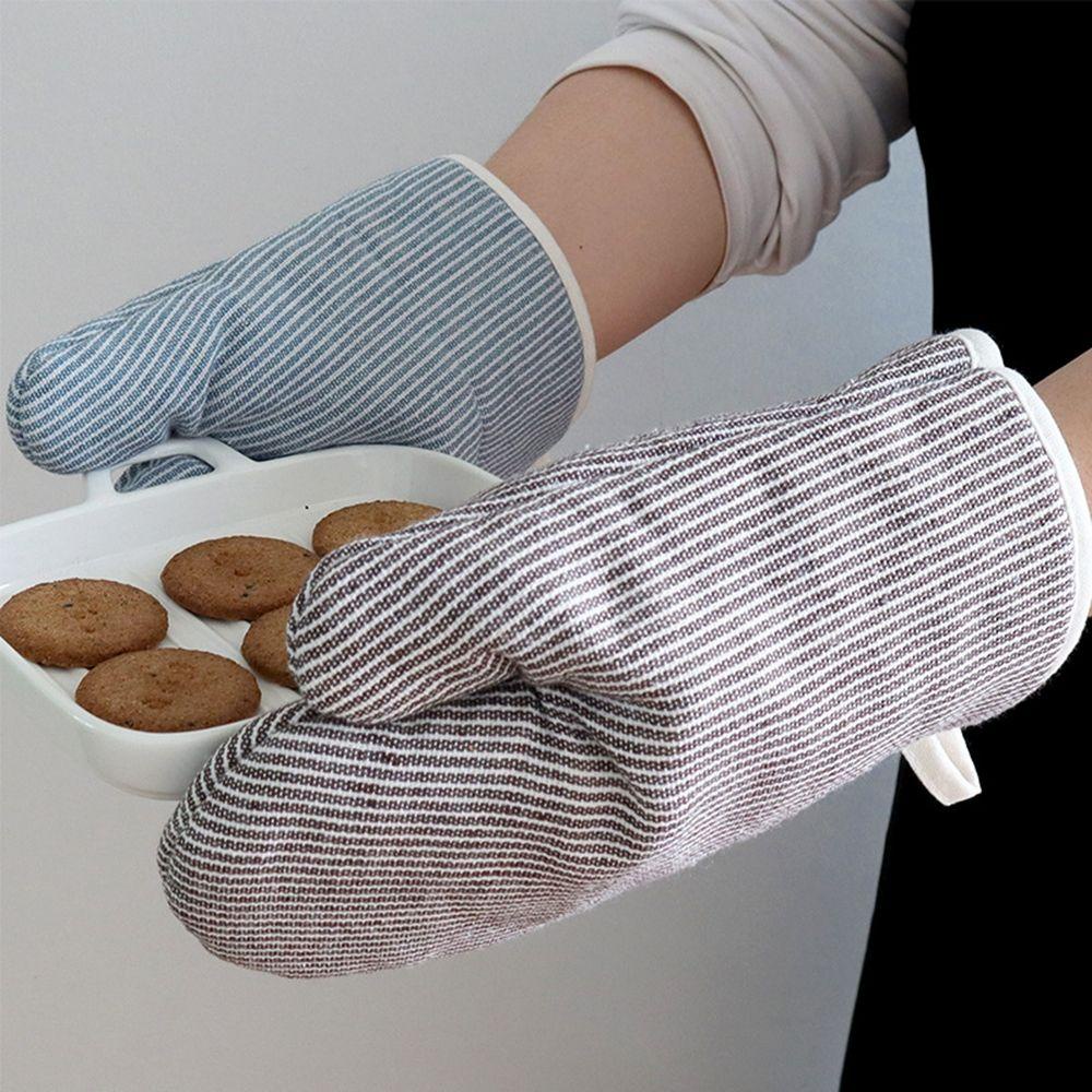 Găng Tay Bằng Cotton Cách Nhiệt An Toàn Cho Lò Vi Sóng