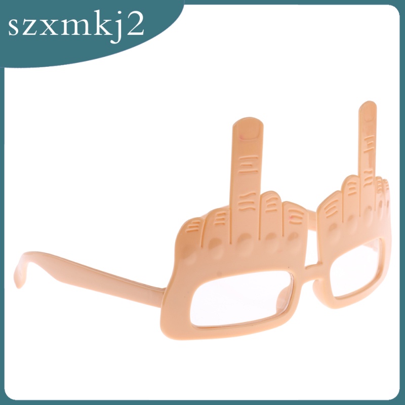 [szxmkj2] Kính Mát Hình Ngón Giữa Dễ Thương Cho Tiệc Hóa Trang
