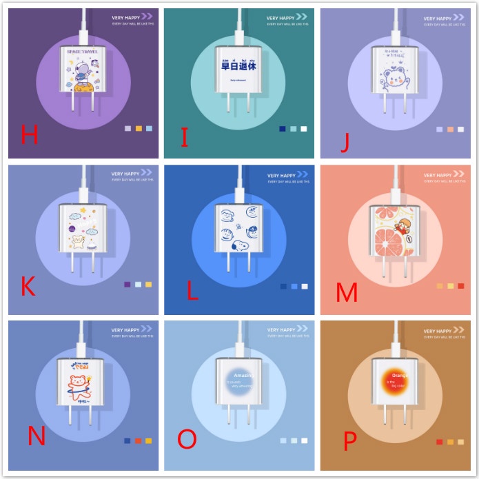 Đầu Bọc Bảo Vệ Đầu Sạc Qipin Đáng Yêu Cho 18W/20W