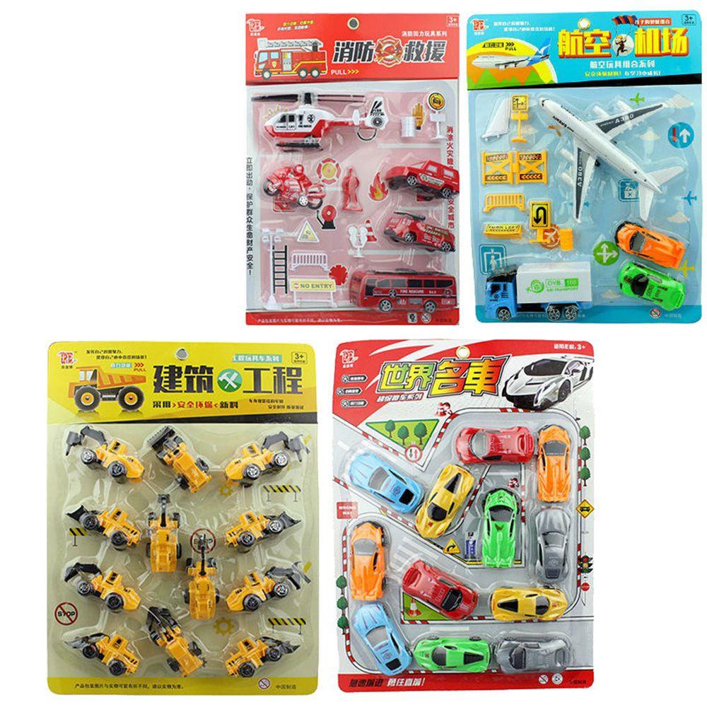 Layor1 Bộ Đồ Chơi Mô Hình Xe Hơi Bằng Nhựa Có Giác Hút