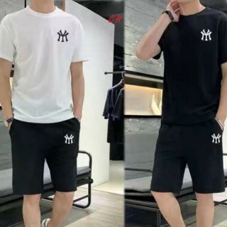 Bộ nam áo thun ny kèm quần đùi