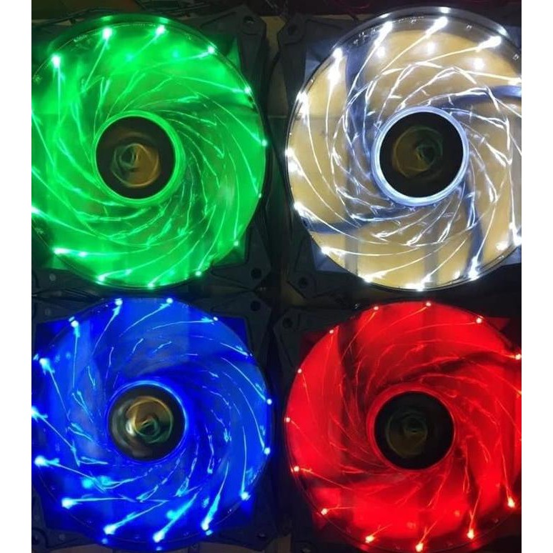 Đèn Led 15 Bóng 12cm 1300rpm - Đỏ / Xanh Dương / Trắng 1512 Chơi Game