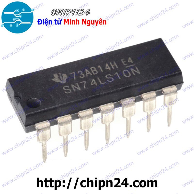 [1 CON] IC 74LS10 DIP-14 (SN74LS10N 7410)