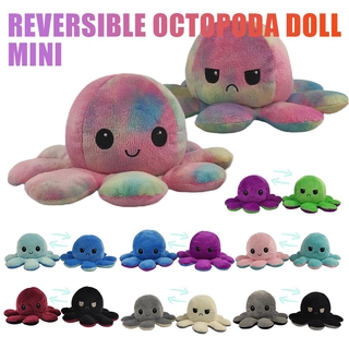Sẵn sàng REVERSIBLE BIPOLAR TEETURTLE OCTOPUS TOY PLUSH TEETURTLE MOOD SWITCHER Giáng sinh UNIO