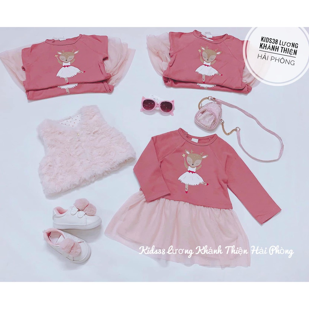 Váy hươu hồng tutu HM H&M _ hàng chính hãng authentic