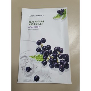 Mặt nạ Nature Republic Real Nature Acai Berry Mask Sheet 23ml