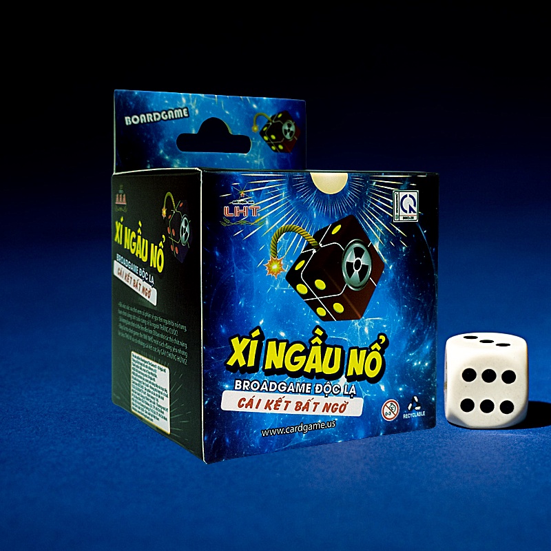 Boardgame Xí Ngầu Nổ, Bom Lắc mới lạ cực kỳ vui [Chính hãng AAA-LHT]