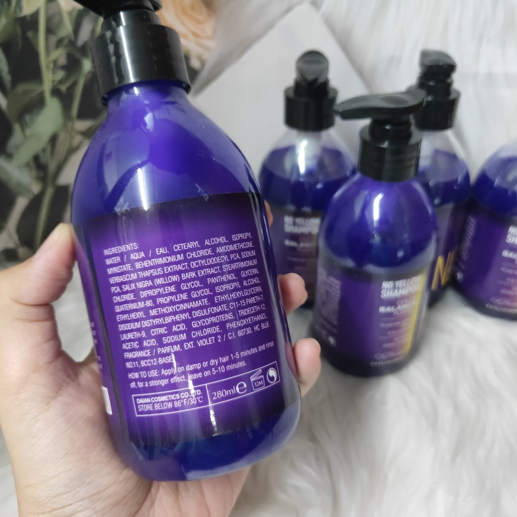 Dầu gội tím khử vàng Krastin 280ml -