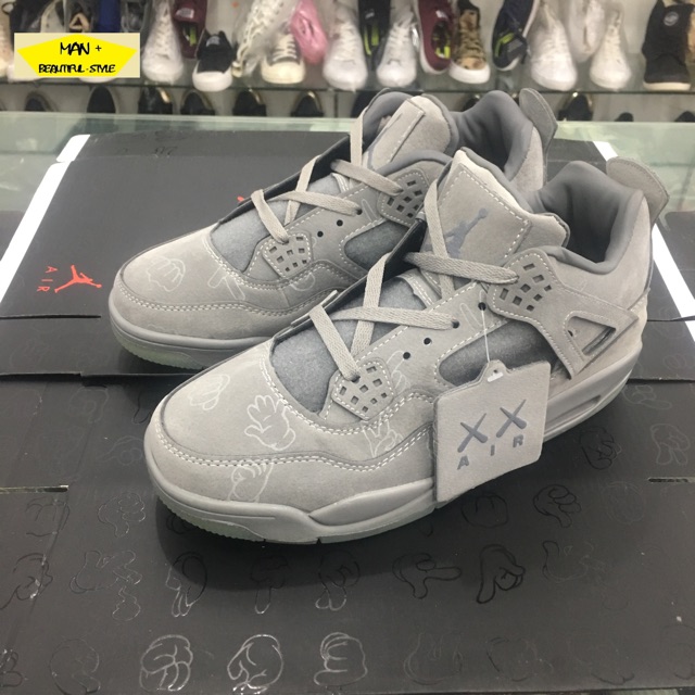 XẢ KHO THANH LÝ RẺ VÔ ĐỊCH (FULL BOX) giày thể thao AIR JORDAN 4 retro xám ✔️ 2020 💎 [ HÀNG CHUẨN ] . : .